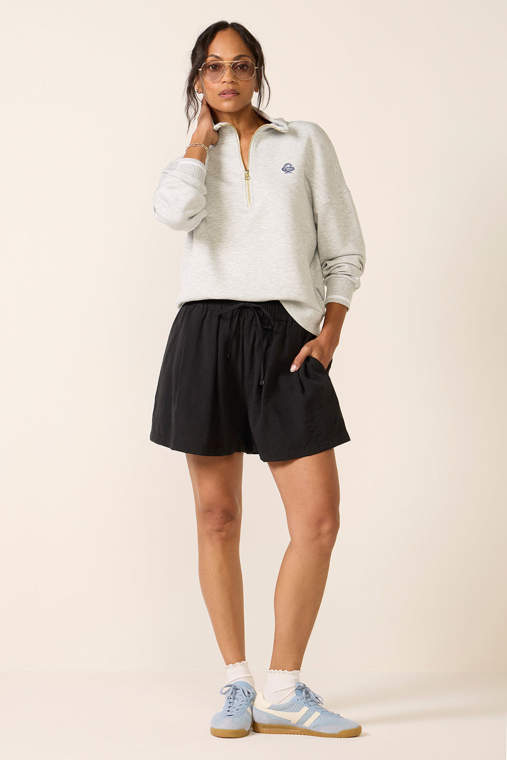 Women's Bertie Half Zip Sweat Top