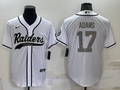 Men's Las Vegas Raiders Davante Adams #17 White Player Jersey1 Joint Edition