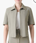 Denim Jacket In Khaki