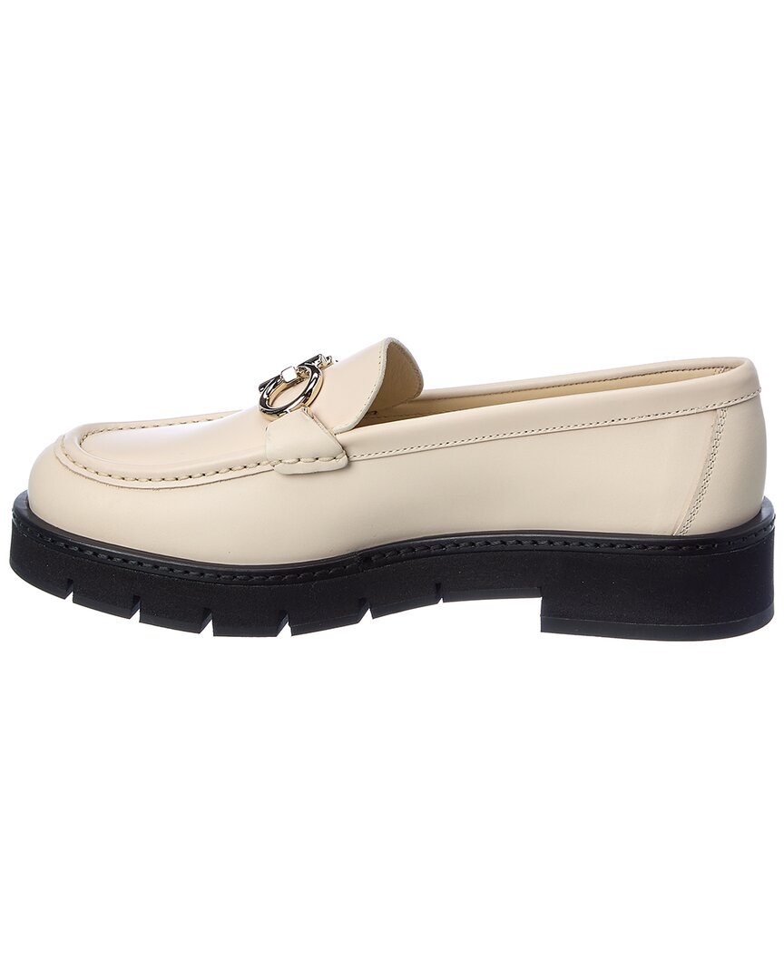 Ferragamo Rolo Lug Leather Loafer