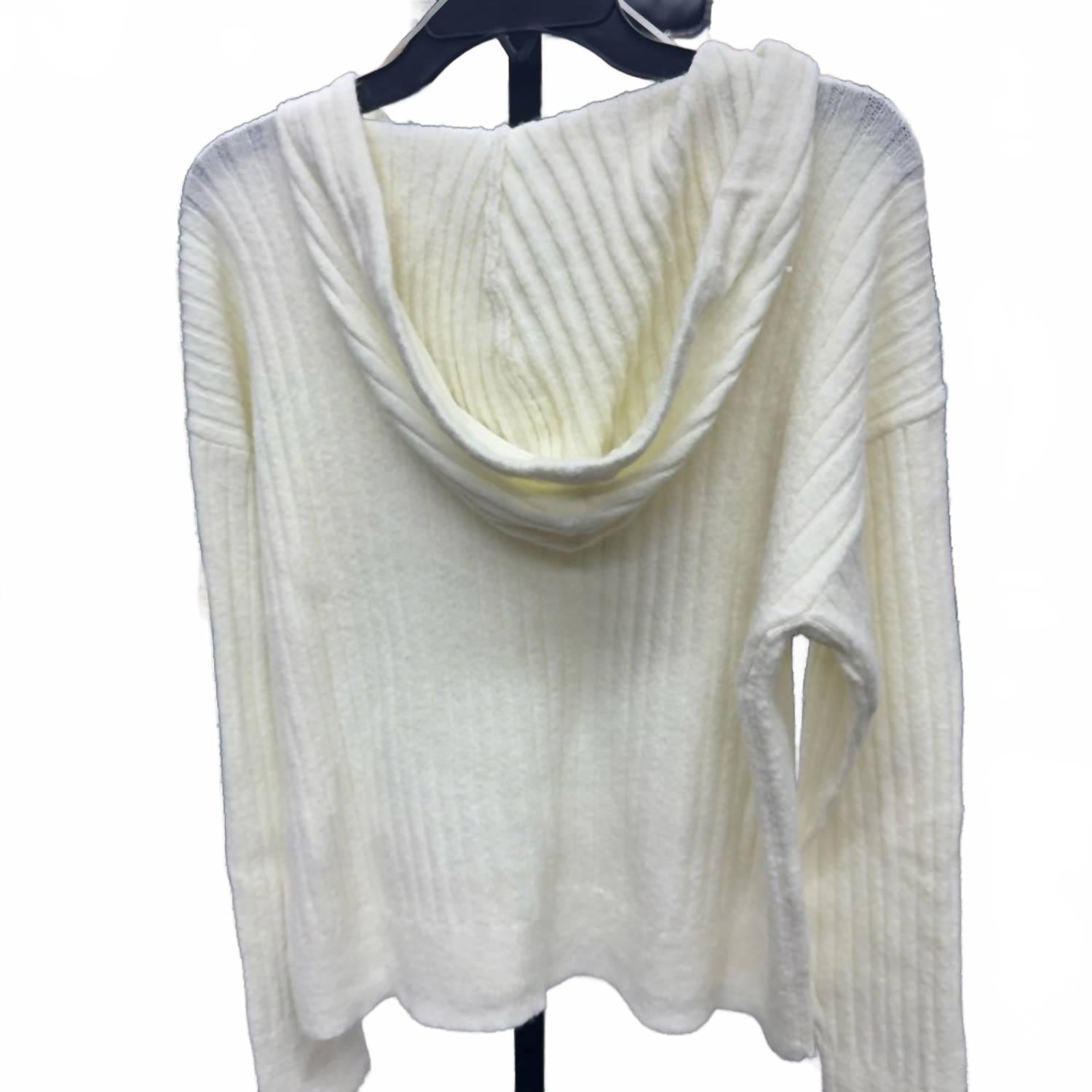Hooded Sweater In White