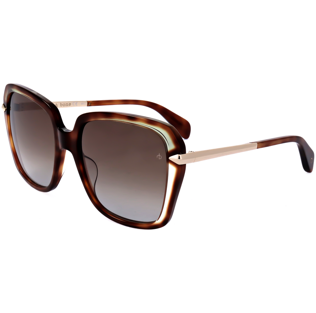 Rag & Bone Women's 57 mm Havana Sunglasses