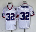 Men's Buffalo Bills OJ Simpson Mitchell & Ness White Legacy Replica Player jersey
