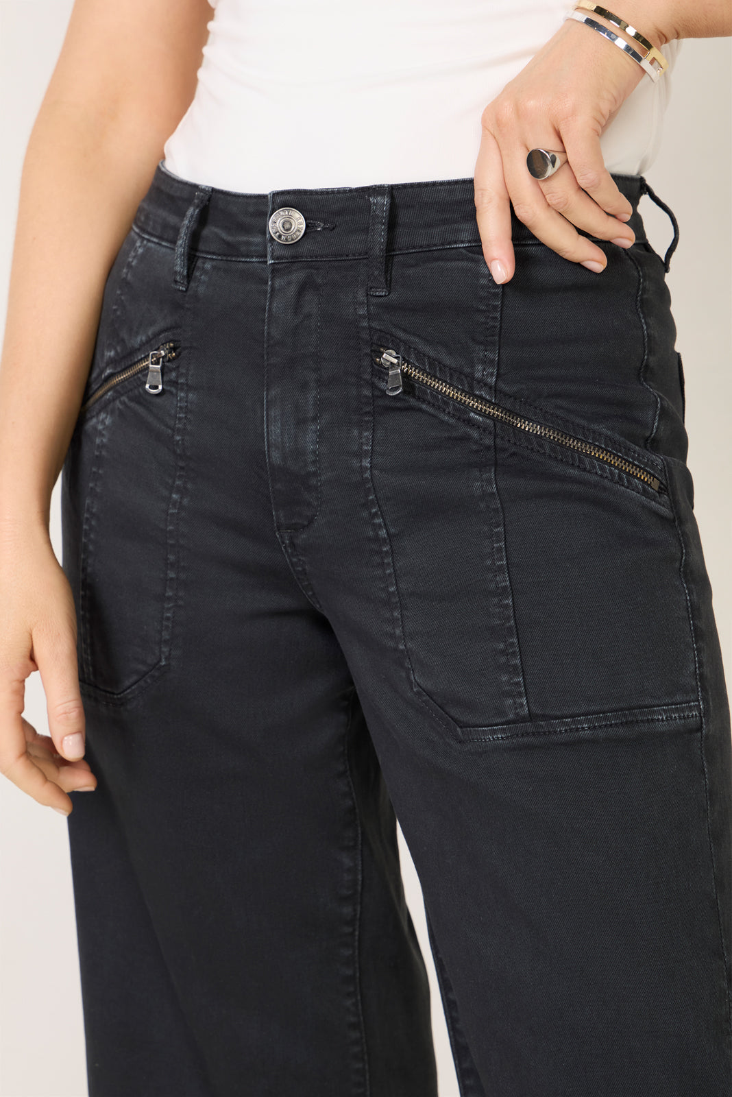 Women's Meg Wide Leg w Zipper Pocket Pants