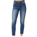 High Rise Basic Ankle Skinny Jeans In Dark Wash