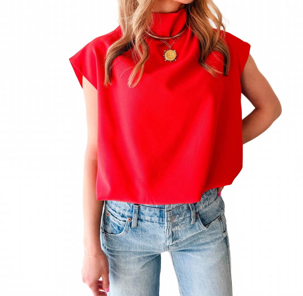 Scarlett Statement Top In Red