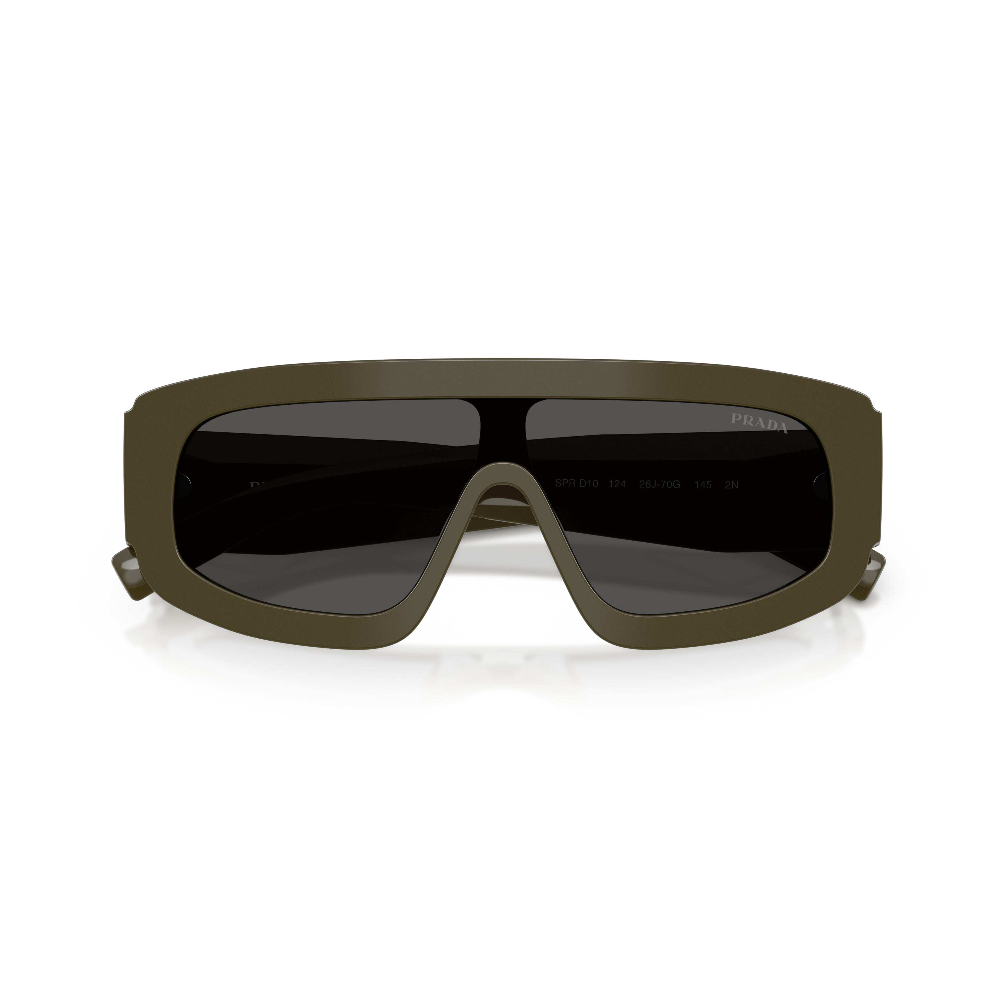 Oversized Rectangular Frame Sunglasses With Triangular Logo Detail