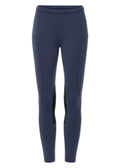 Kid's Performance Knee Patch Tight With Pocket In Stormy Blue