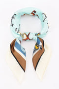 Equestrian Motif Multi Print Bandana for Timeless Style