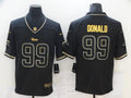 Men's Los Angeles Rams #99 Aaron Donald Black Game Jersey1