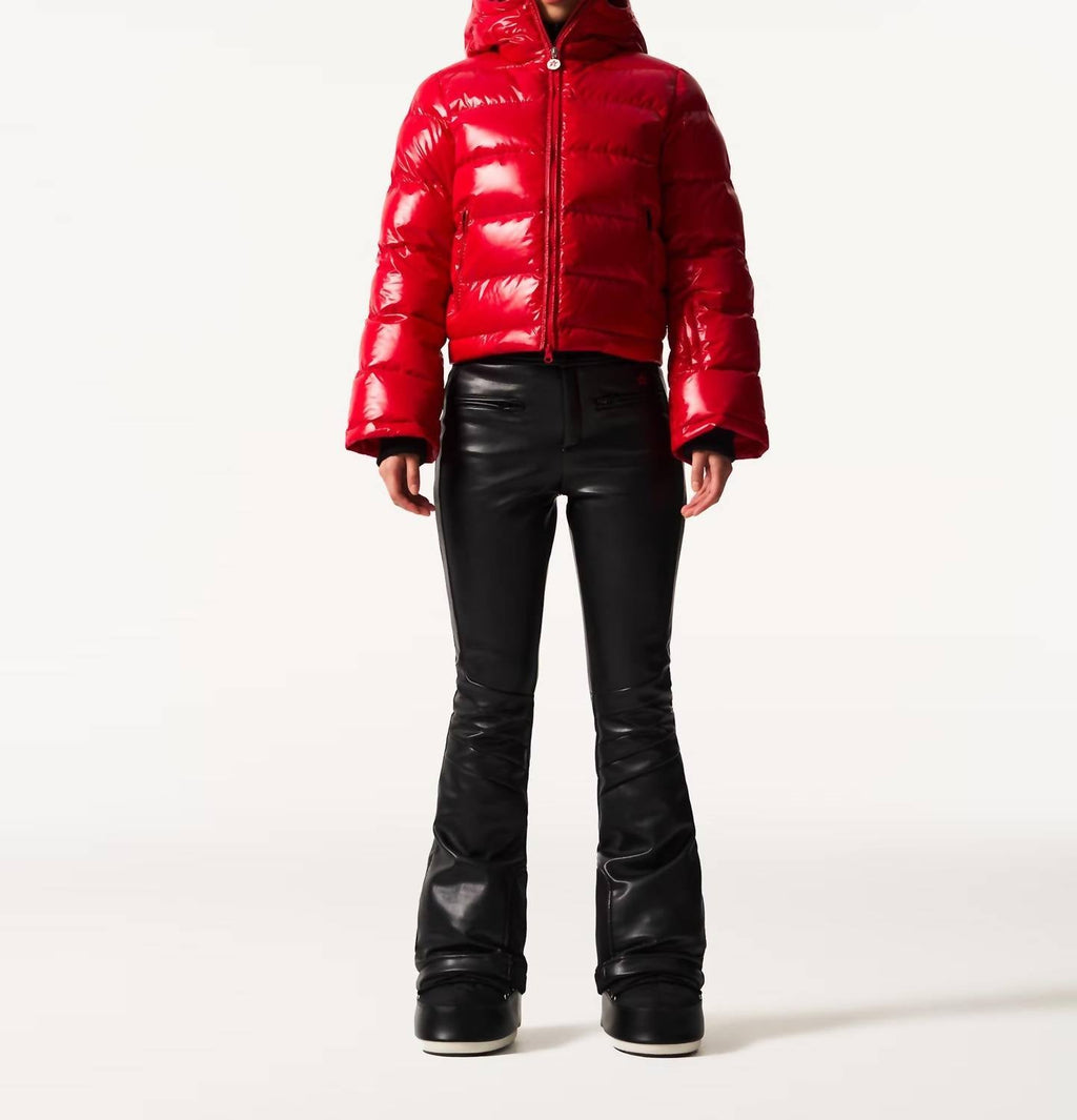 Polar Flare Ski Jacket In Red