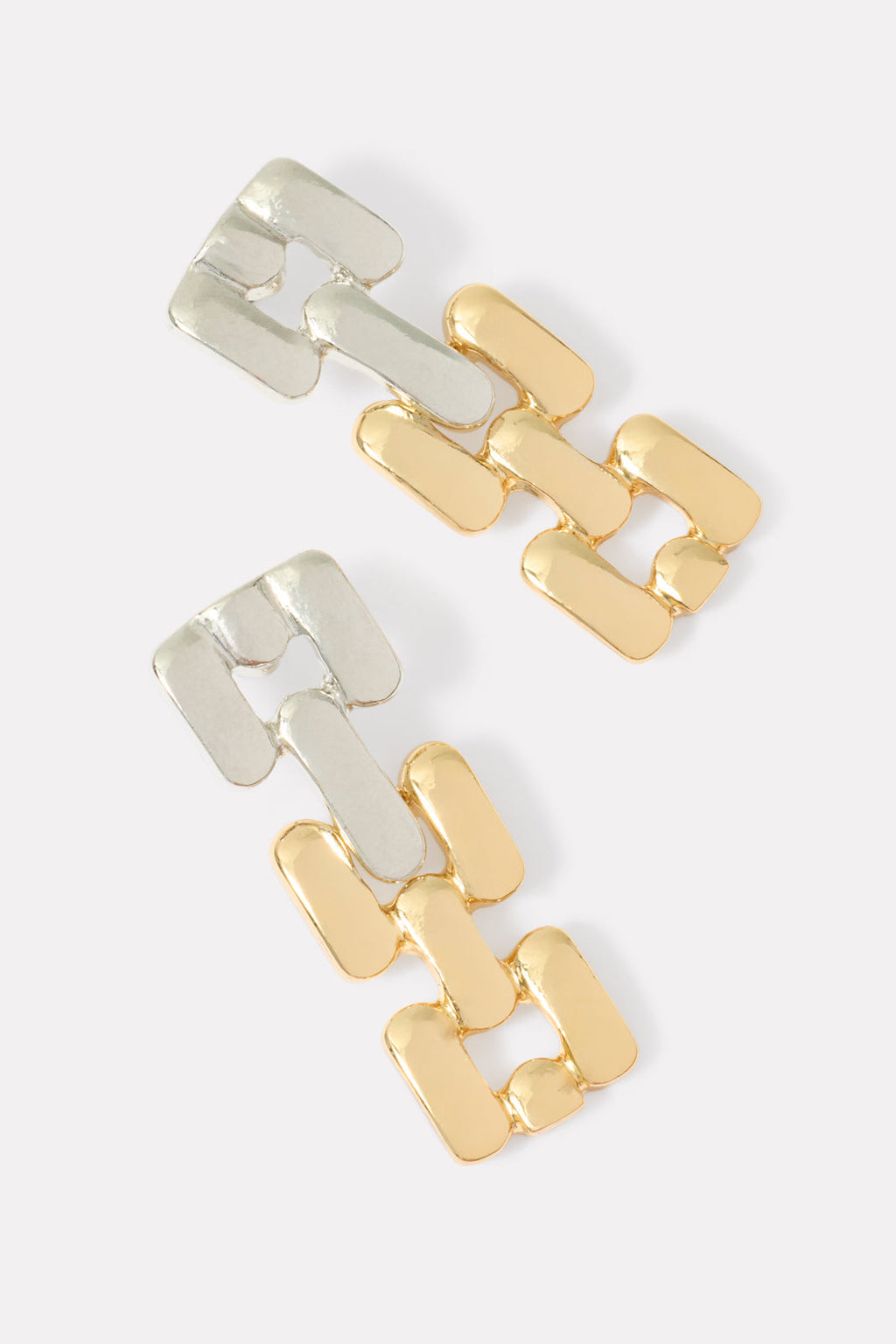 Women's Jaclyn Two Tone Earring