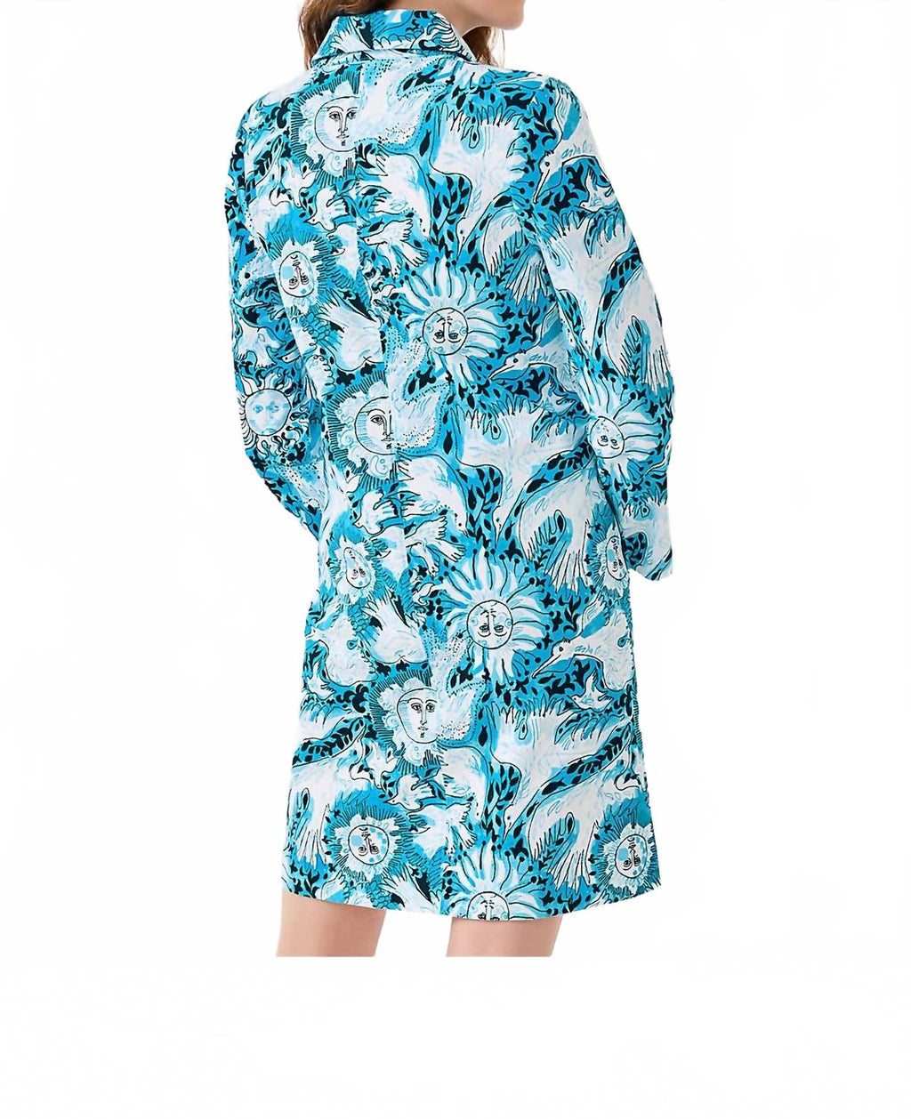 Gabi Mini Dress In Lilly Gulls