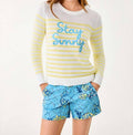 Kelsa Sweater In Resort White Stay Sunny