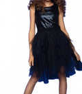 Cascade Dress In Black