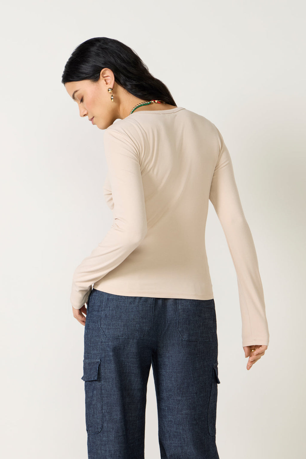 Women's Second Skin Crew Long Sleeve Top