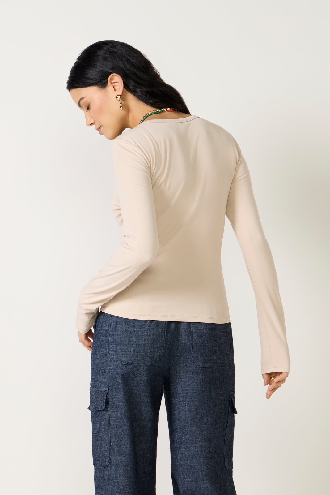 Women's Second Skin Crew Long Sleeve Top
