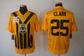 Men's Pittsburgh Steelers Ryan Clark #25 Gold Game Jersey1