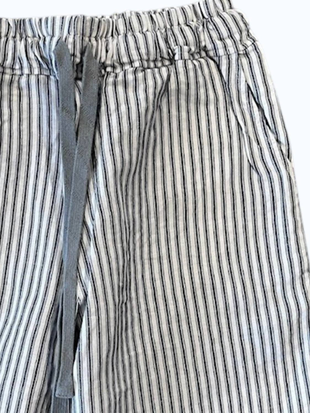 Women's Uomo Bermuda In White Stripe