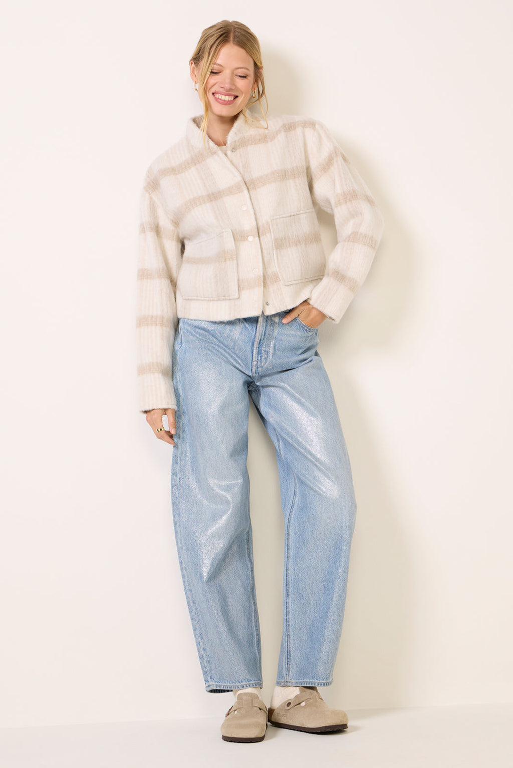 Women's Wes Sparkle Barrel Jean
