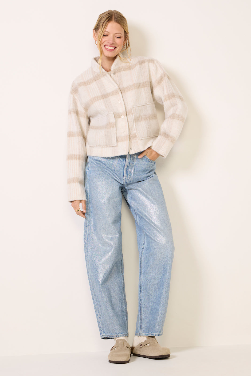 Women's Wes Sparkle Barrel Jean