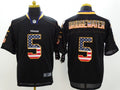 Men's Minnesota Vikings Teddy Bridgewater #5 Black Game jersey