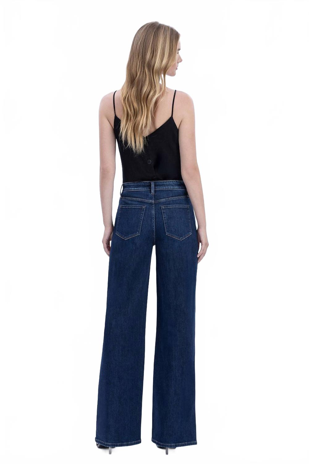 Super High Rise Jeans In Dark Blue