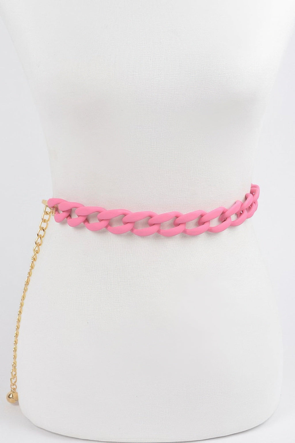 Vivid Color Chain Belt