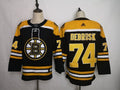 Men's Boston Bruins Jake DeBrusk #74 Black Replica Player jersey