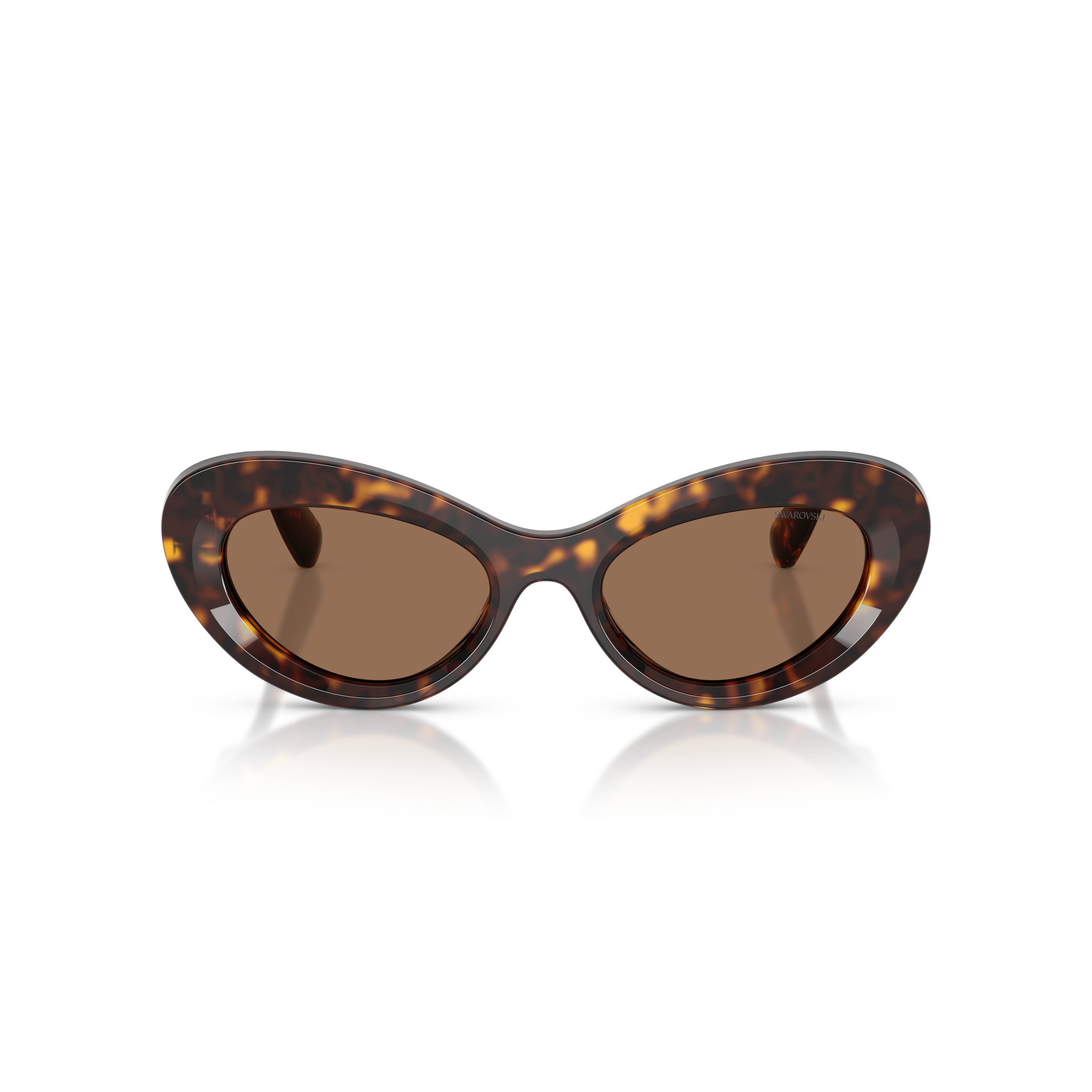 0Sk6061U Cat-Eye Sunglasses with Tortoiseshell Acetate Frame