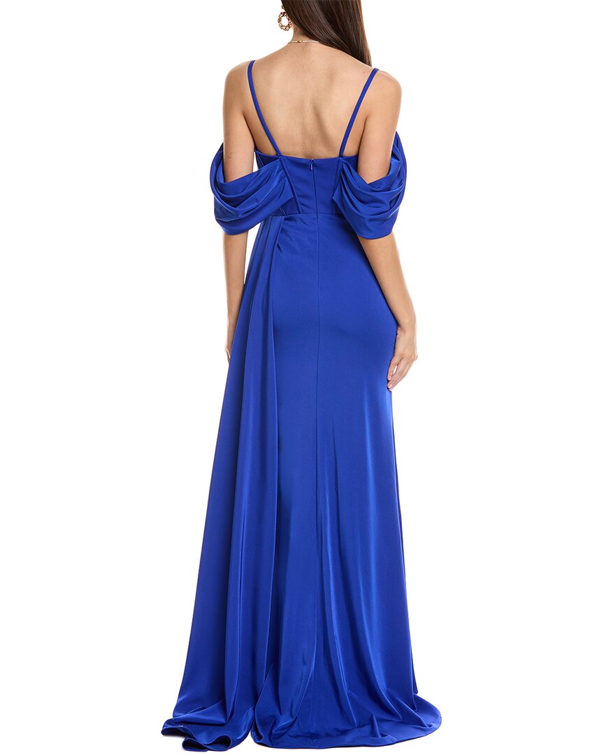 Rene Ruiz Off-The-Shoulder Gown