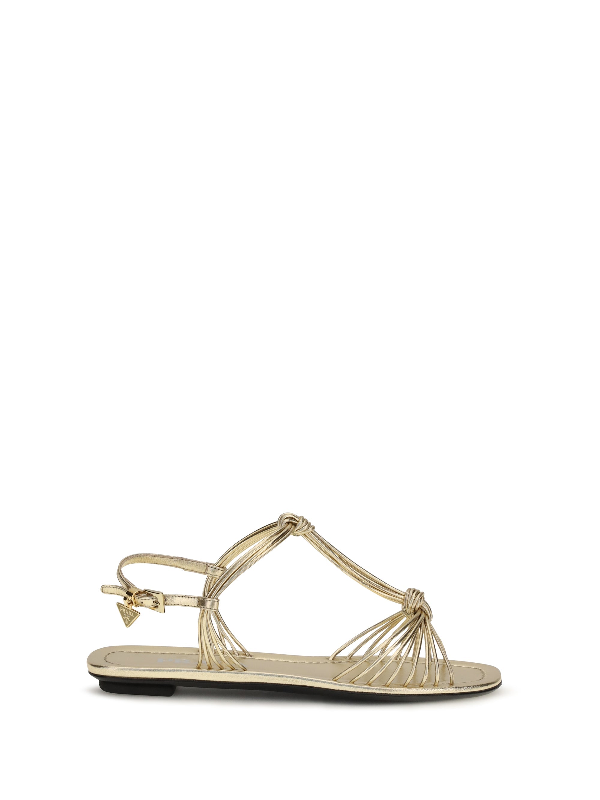 Prada Women Mordoré Nappa Sandals
