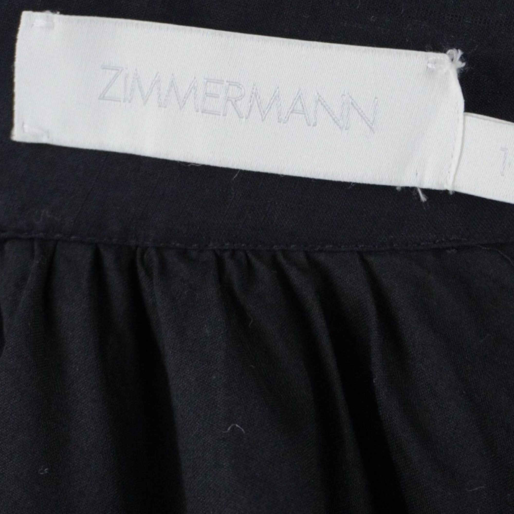 ZIMMERMANN Black Maxi Dress