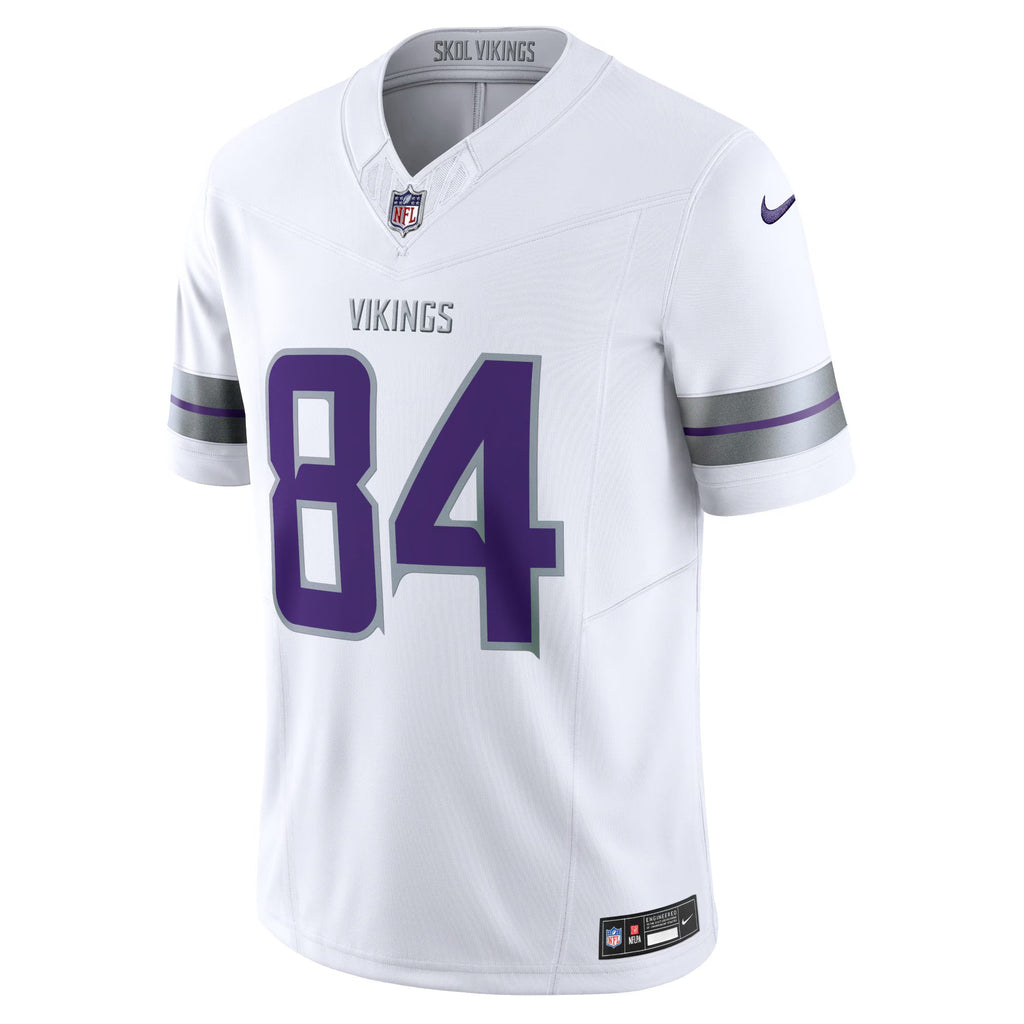 Minnesota Vikings Randy Moss White Alternate Vapor F.U.S.E. Retired Player Limited Jersey