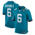 Jacksonville Jaguars Greg Newsome II Teal Team Game Jersey