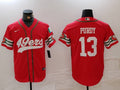 Men's San Francisco 49ers Brock Purdy #13 Scarlet Player Game Jersey1