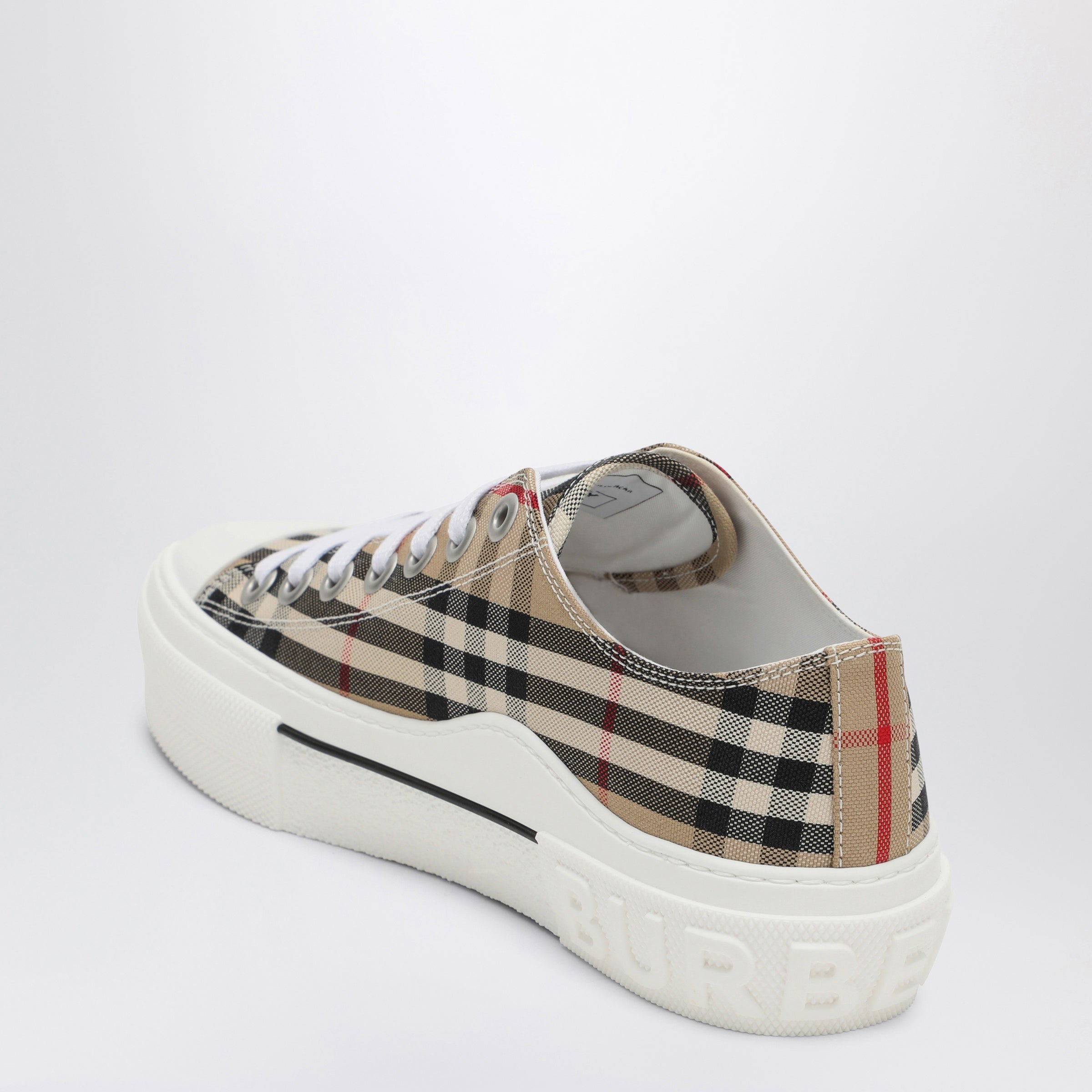 Burberry Vintage Check Beige Sneakers Women