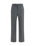Valentino Men Wool And Mohair Tailored Pants
