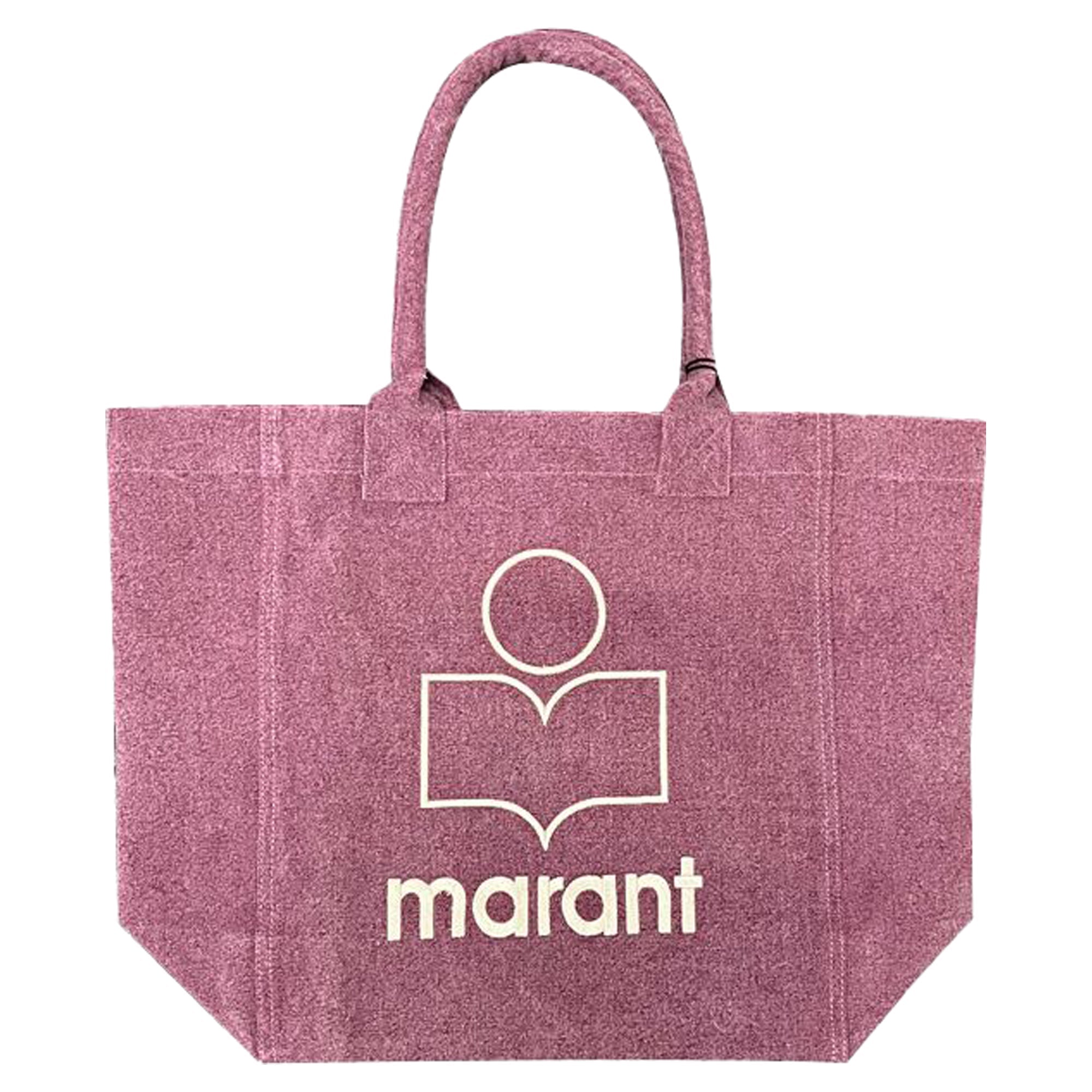Yenky Logo Embroidered Shopper Bag Plum