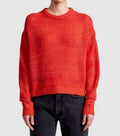 Softest Tissue Weight Sweater In Tigerlily