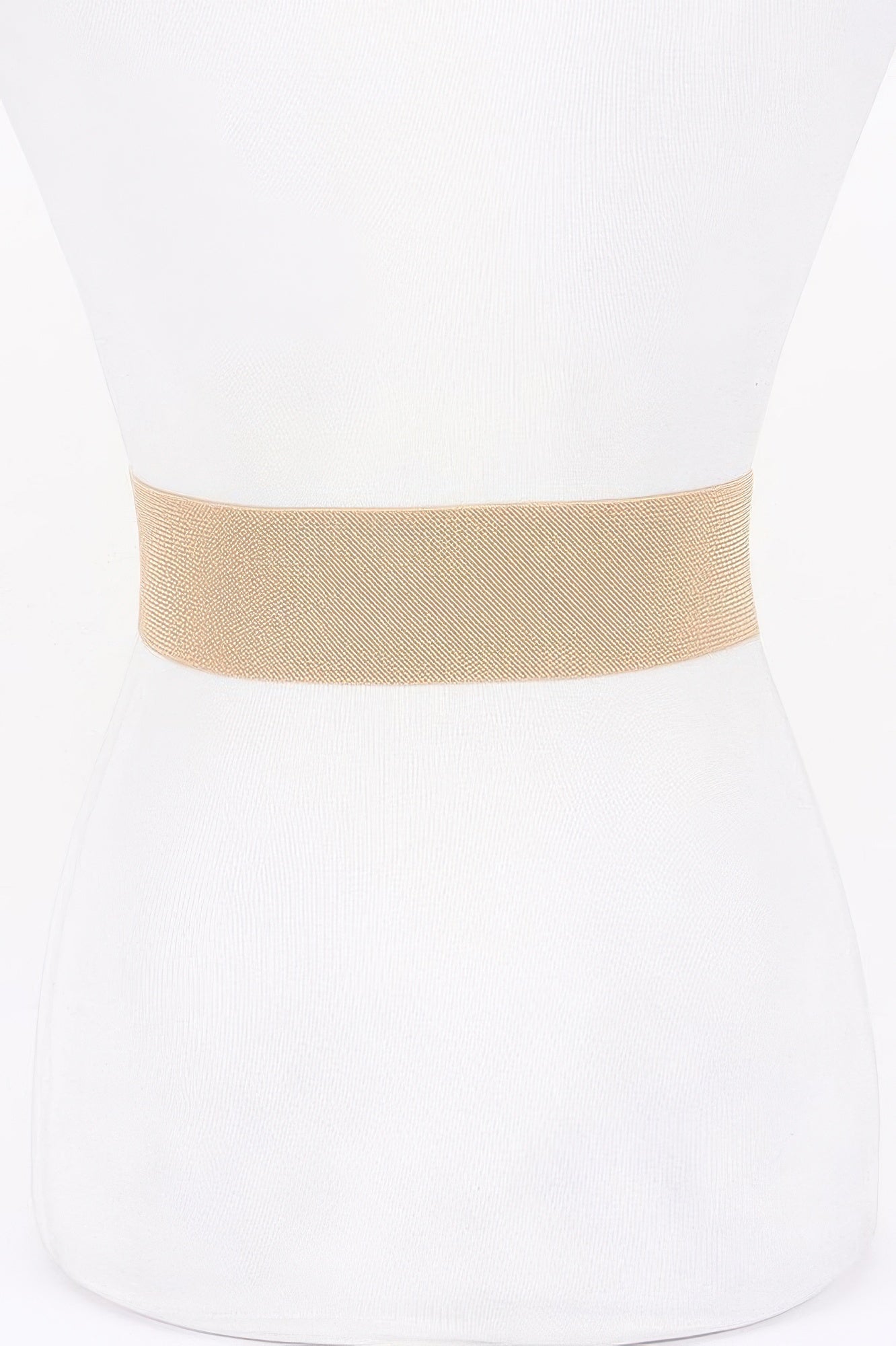 Rhinestone Bow Buckle Stretch Belt