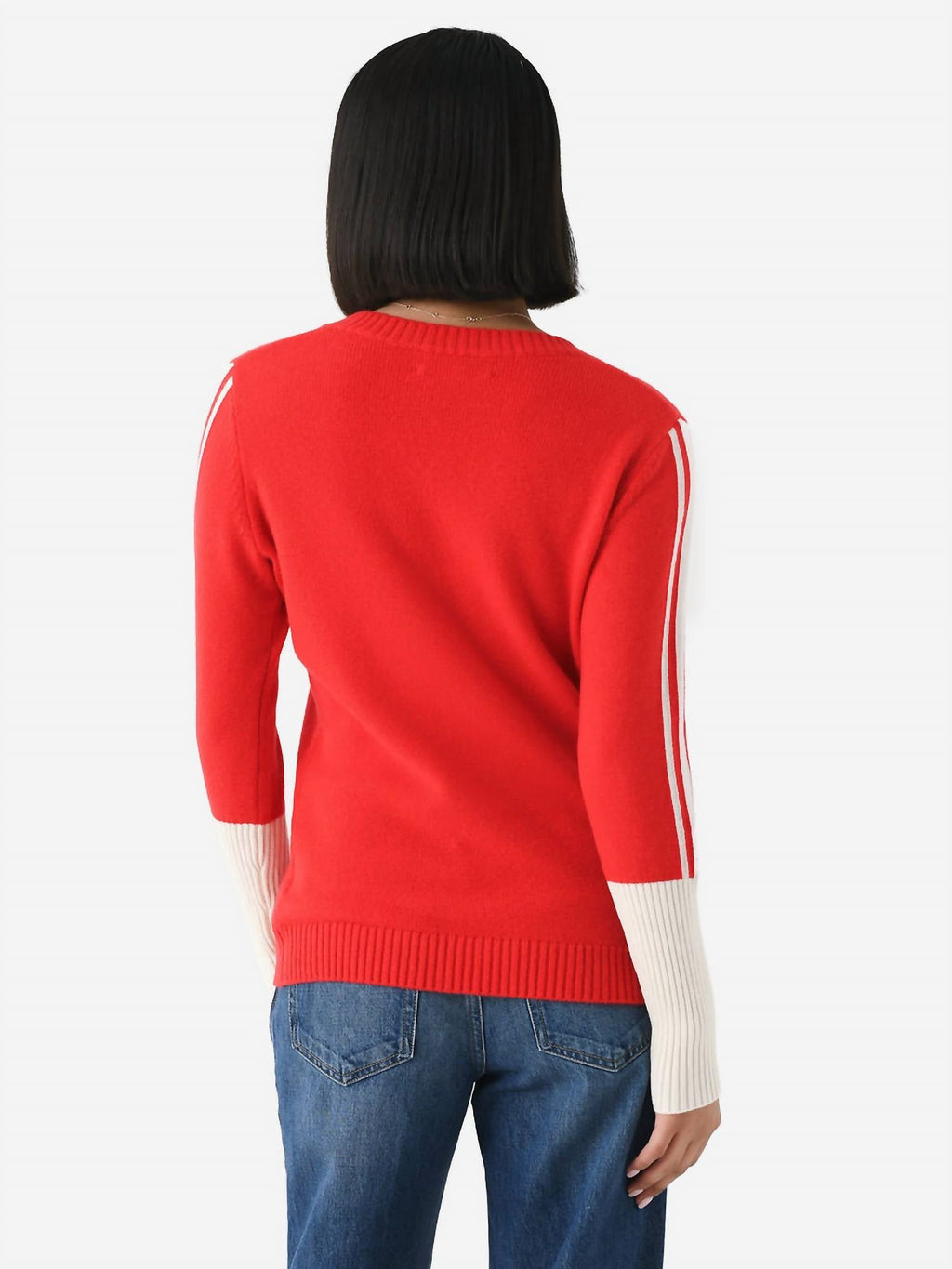 Apres Crew Sweater In Red
