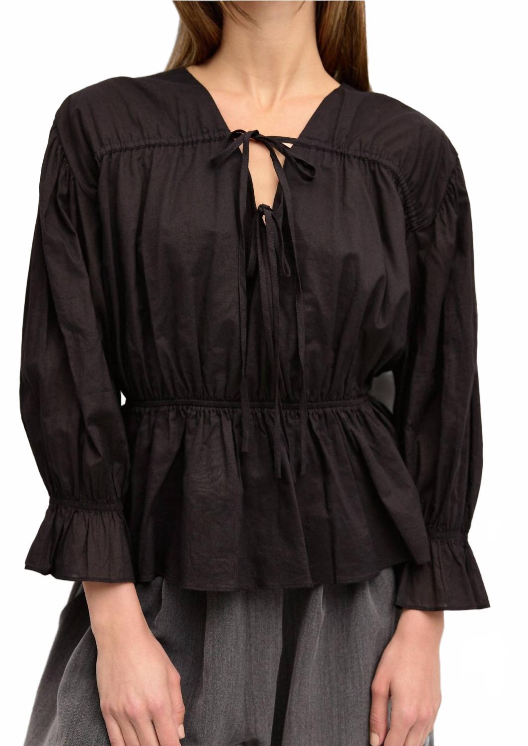Selina Top In Black