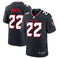 Houston Texans Jaylin Smith Navy Team Game Jersey