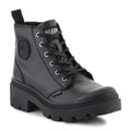 Women's Pallabase Leather Shoe In Black/black