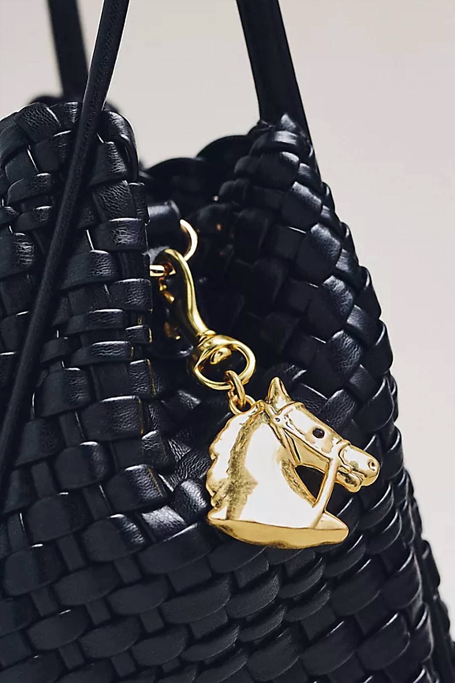 Women's Le Cheval Fob Bag Charm In Vintage Gold