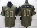 Men's New England Patriots Mac Jones #10 Brown Player Game Jersey1