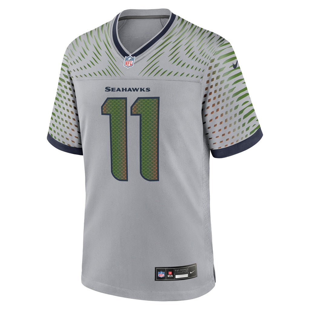 Seattle Seahawks Jaxon Smith-Njigba Wolf Gray 2025 Rivalries Collection Game Jersey