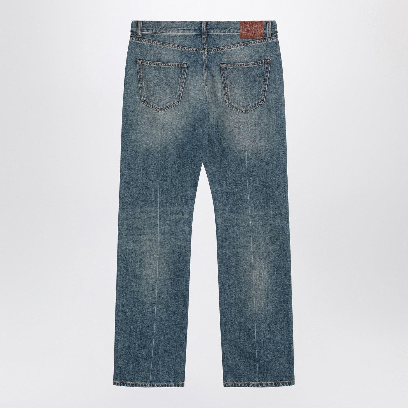 Alexander Mcqueen Faded Blue Jeans Men