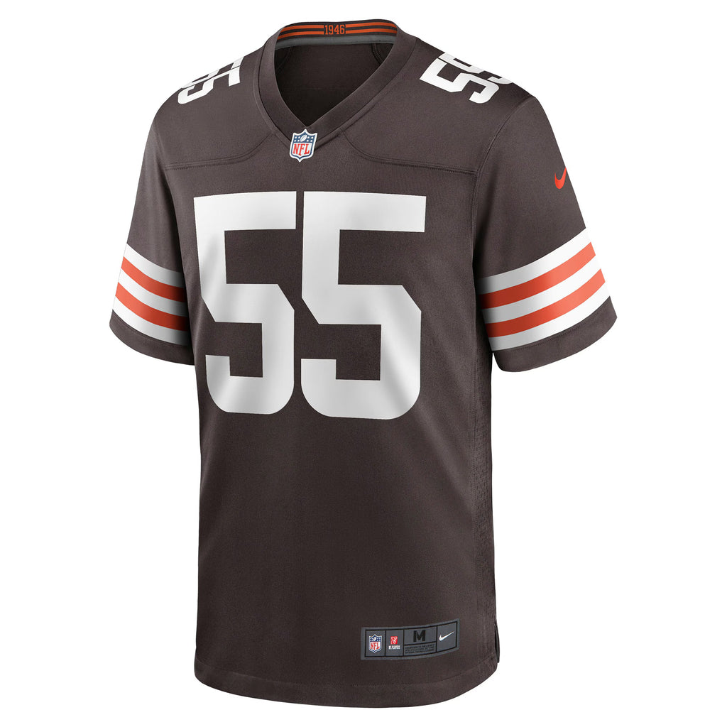 Cleveland Browns Ethan Pocic Brown Game Jersey